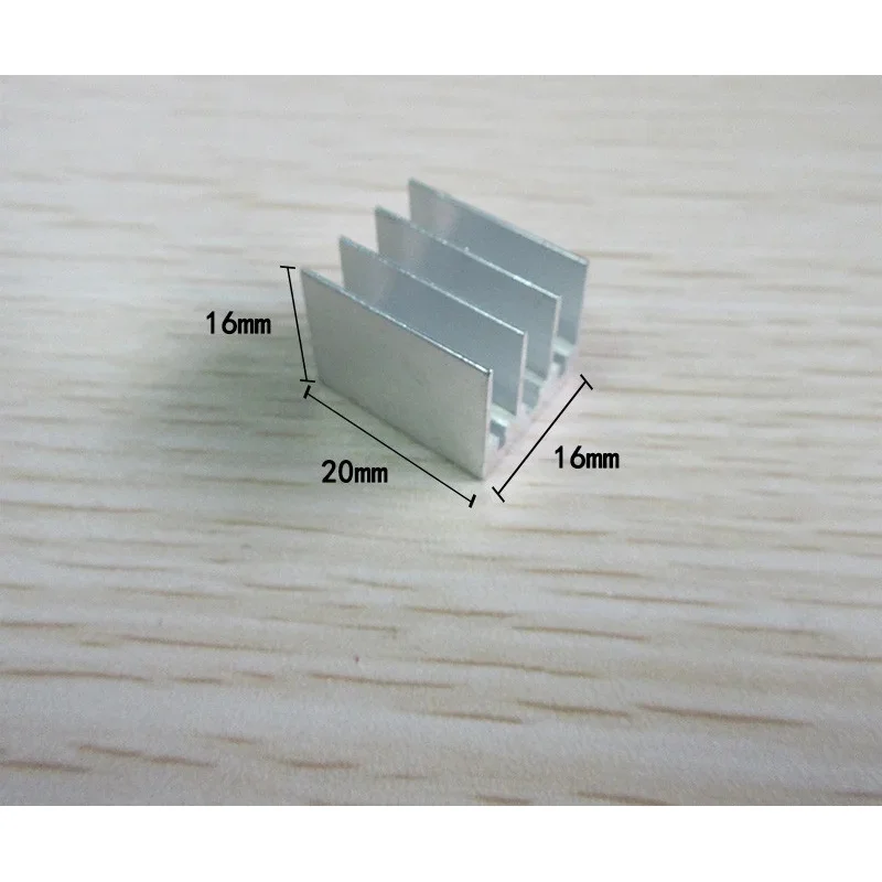 Radiator elektronik paduan aluminium 16*16*20/25mmTO-220 triode
