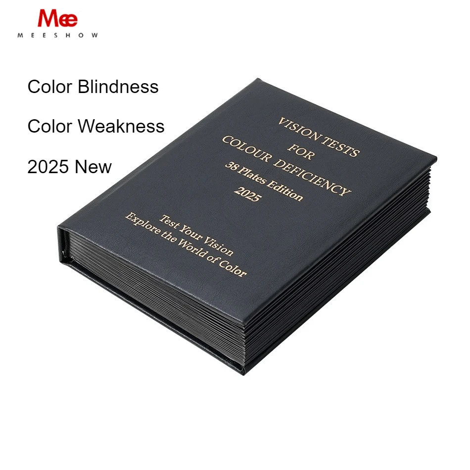 Vision Tests for Colour Deficiency 38th Edition 2025 Color Blindness Weakness Book for Vision Ophthalmology Optical Test Book