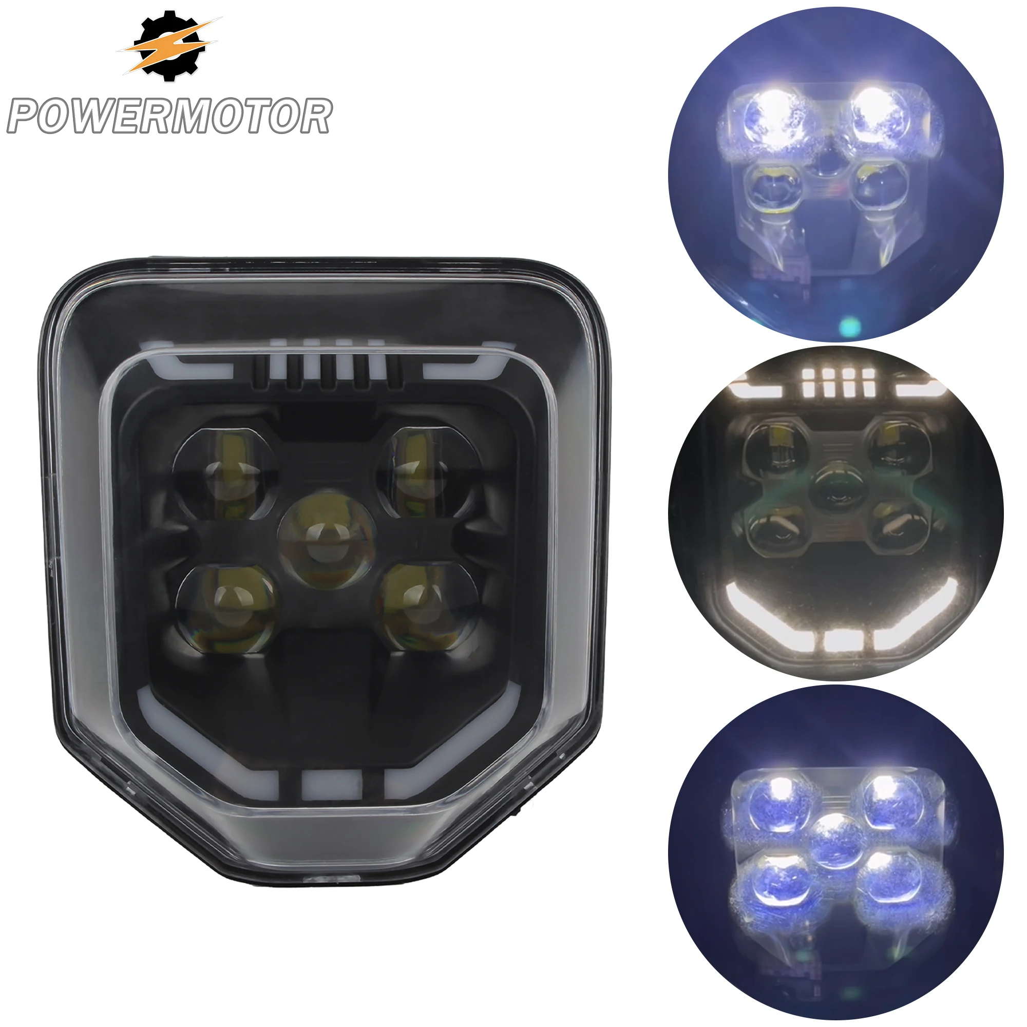 

For Husqvarna LED Headlight Wick TE FC FE TC 125 300i 250 300 450 701 Enduro DirtBike Off-Road Racing HeadLamp Modification Part
