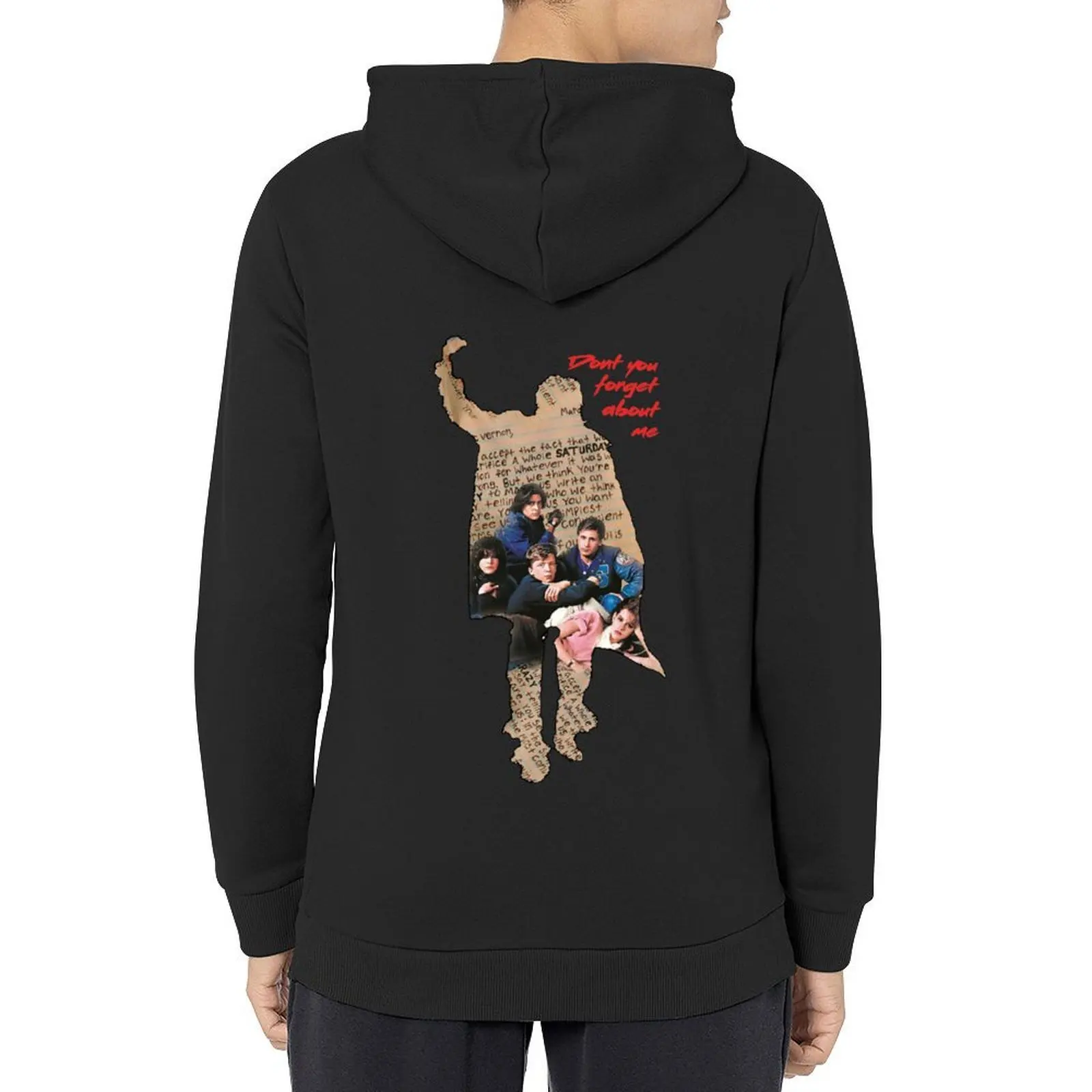 

The Breakfast Club Don't You Forget About Me Hoodie hooded shirt men wear autumn winter clothes tracksuits
