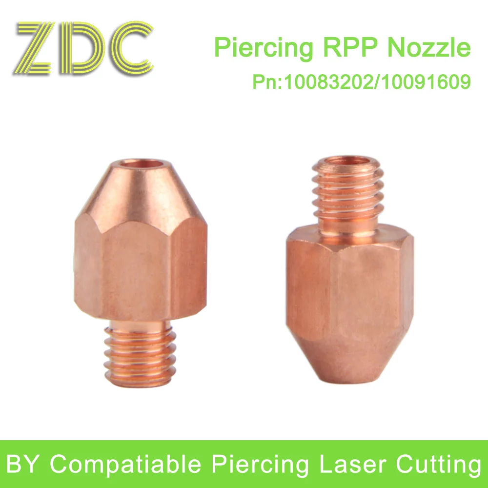 10 Stks/partij Hoge Kwaliteit Door Compatibele Piercing Rpp Nozzle N2 Jet 10083202/10091609 Lasersnijden