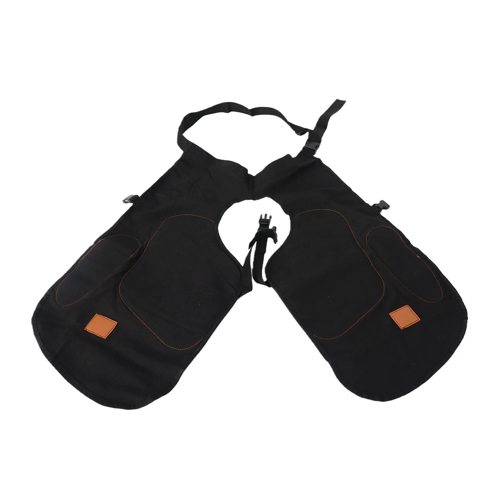 Adjustable Equine Farrier Apron Wear Proof Canvas with PU Split Leather Coating Stable Horse Grooming Protective Supplies