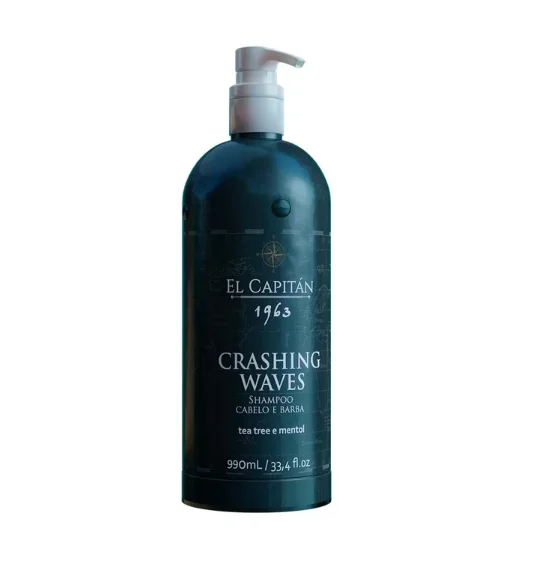 Shampoo Hair And Beard Crashing Waves 990ml El Capitán