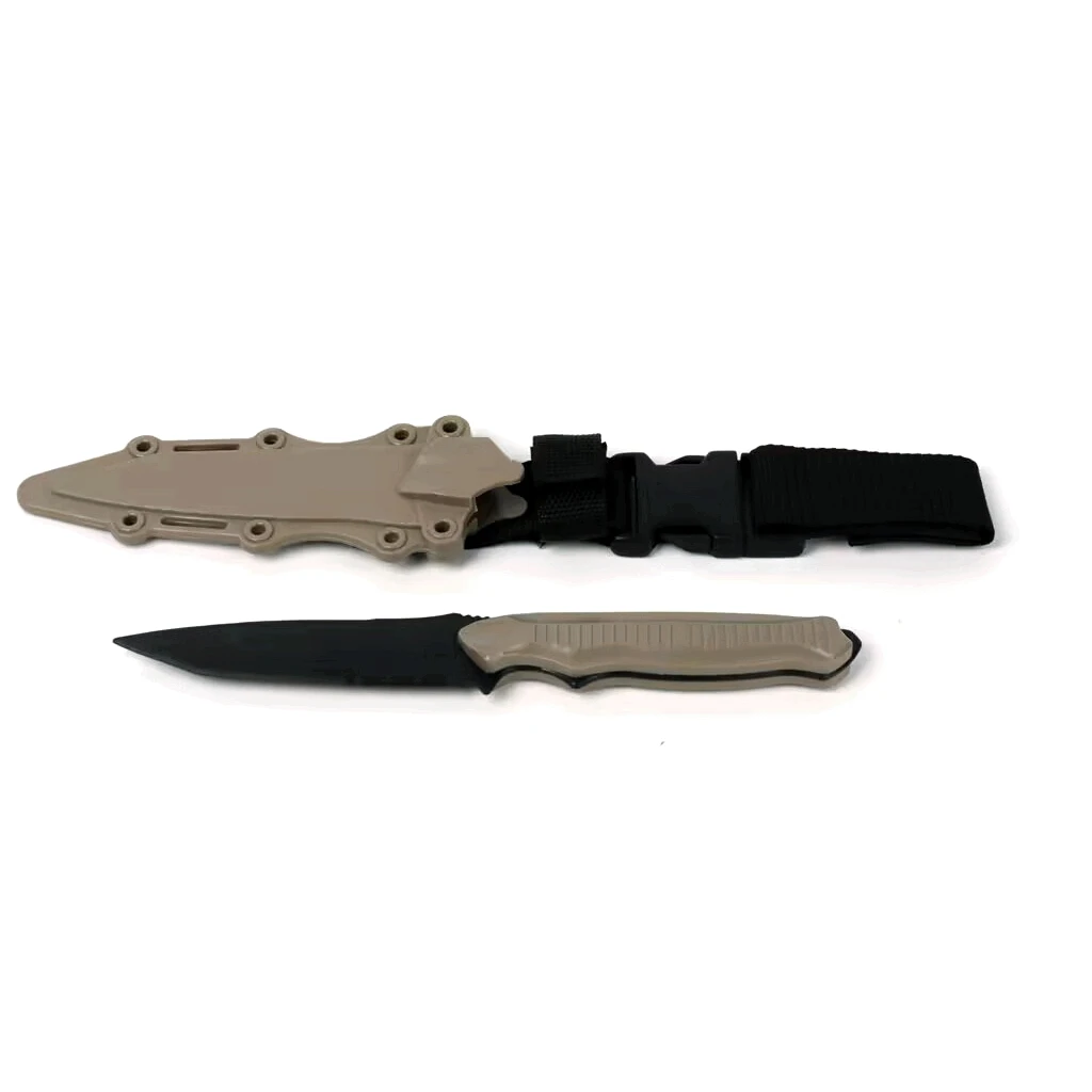 M9 Dagger Model Tactical Rubber Knife Gift Toys Military Fans Collection Game Simulation Training Props Plastic Model