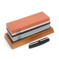 Cutter Sharpener 400/1000 3000/8000 Grit Premium Whetstone Cut Sharpening Stone Set SharpenerNon Slip Base Cutter Sharpener