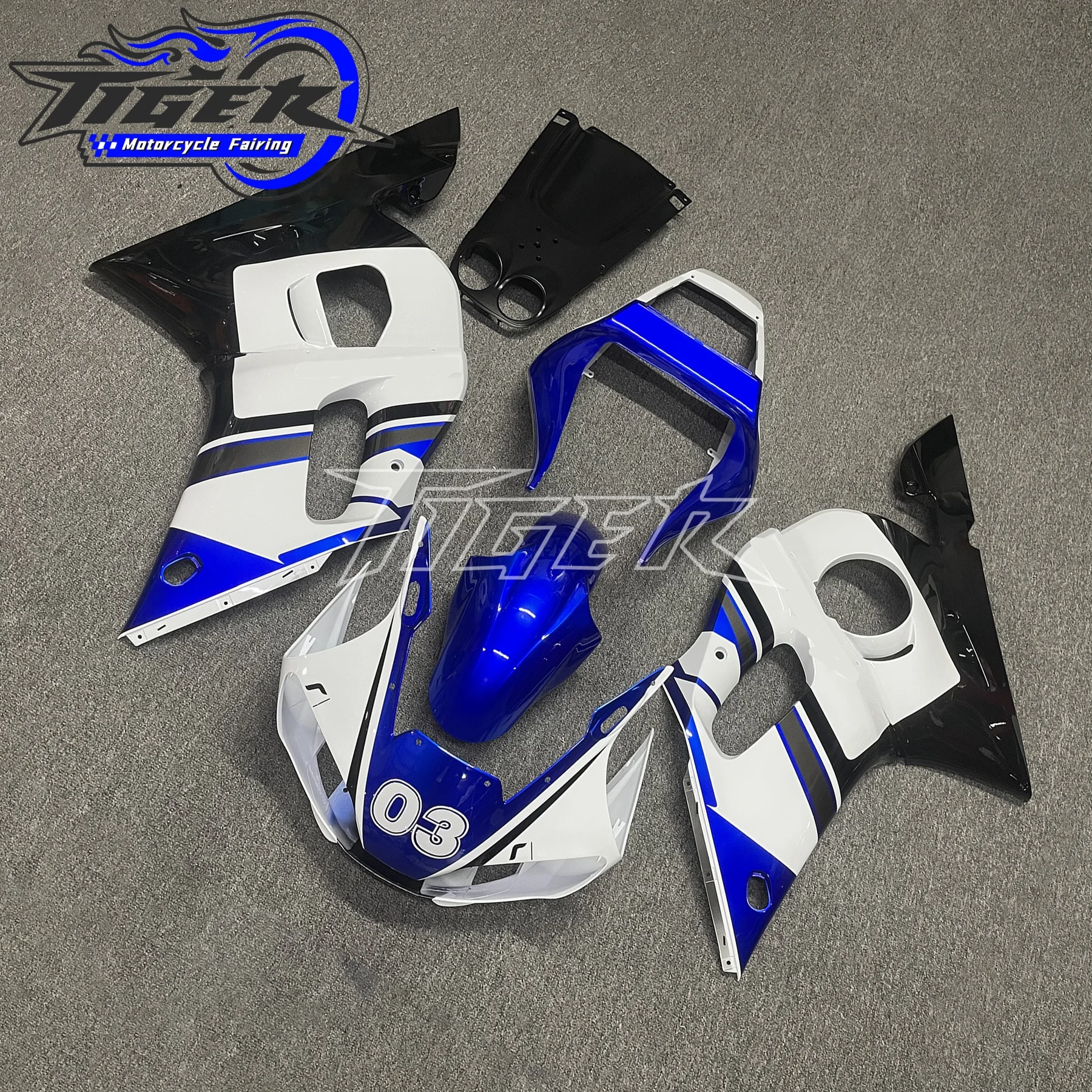 Fairings For YAMAHA R6 1998 1999 2000 2001 2002 White Silver YZF R6 98 99 00 01 02 Motorcycle Fairing Body Repair Parts