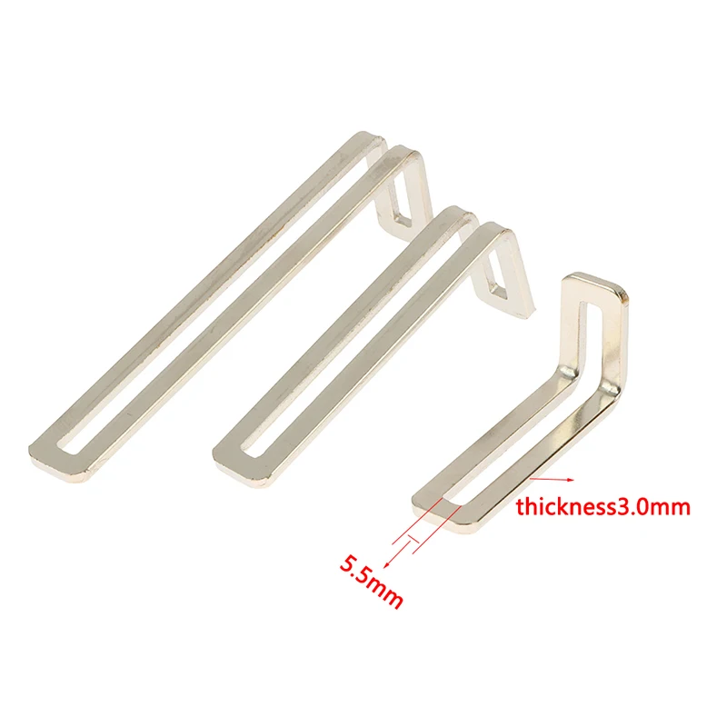 1pc Nickel-plated Corner Bracket Adjustable 90 Degree L-Shaped Corner Brackets Angle Iron Connector Shelf Support Accessories