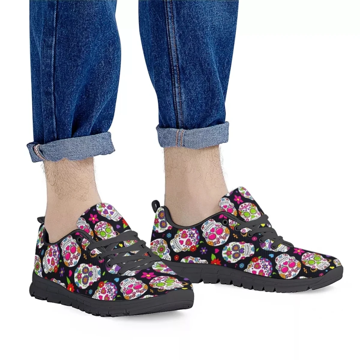 Custom Shoes New Style Can Be Customized Shoes For Women Sketch Brand Design Breathable Sneakers Flats Running Shoes