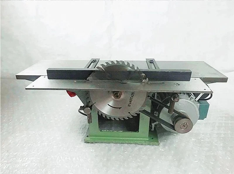 Woodworking Saw Planer Industrial Grade Multifunctional Workbench Planing, Flattening, Cutting, Drilling with Low Noise