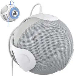 Wall Mount Holder For AmazonEcho Dot 5/4 Sound Box Case Holder For Echo Dot 4 5 Wall Mount Stand For Space-Saving