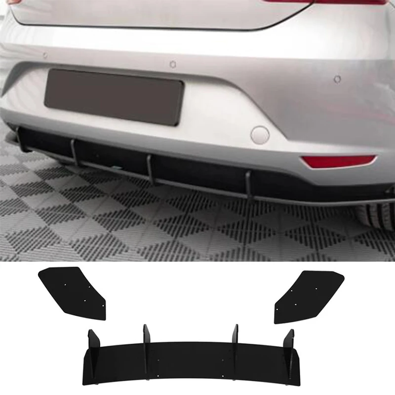 2012-2016 dla SEAT LEON III CUPRA MK3 Car Real Blade dyfuzor Body Kit zderzak części