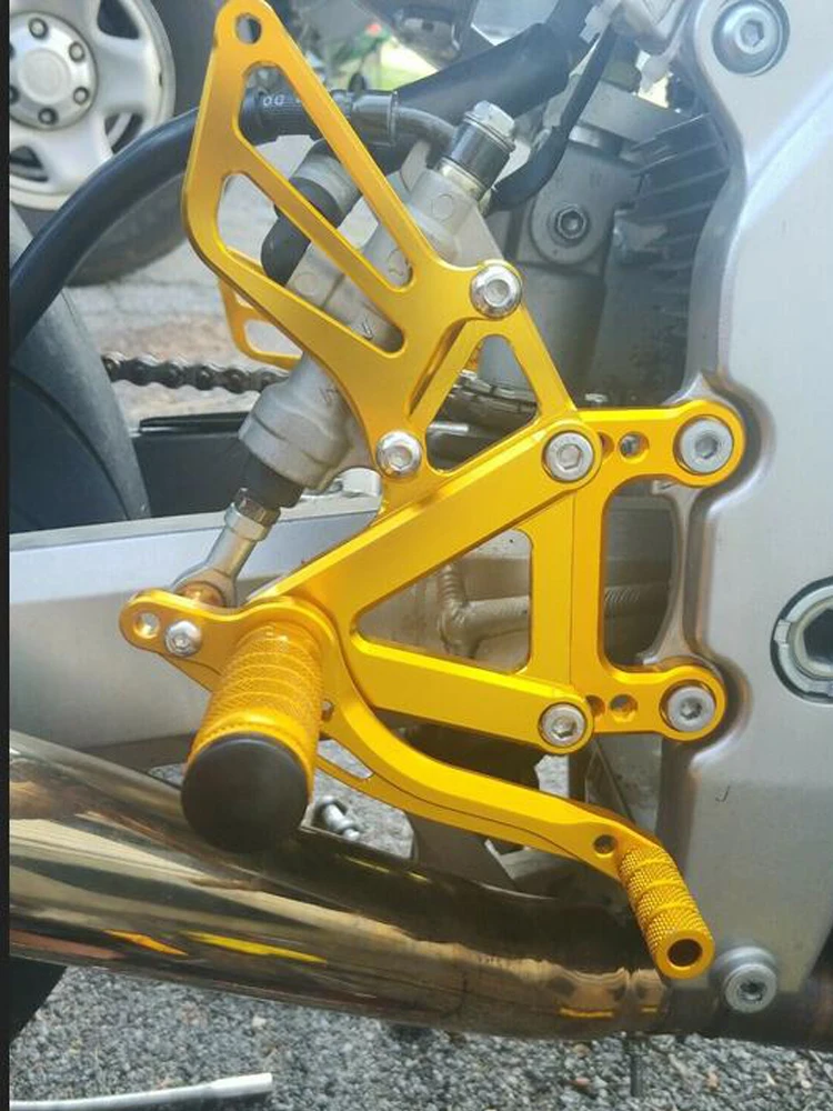 For KAWASAKI ZX9R ZX 9R 1999 2000 2001 2002 2003 Motorcycle Rearset Footrest CNC Aluminum Footpeg Pedal Foot peg Rear set Pedal - view 2