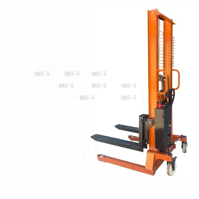 1 Ton 1000kg Hydraulic Hand Forklift Trolley Truck Manual & Electric Stackers With Weigh Pump