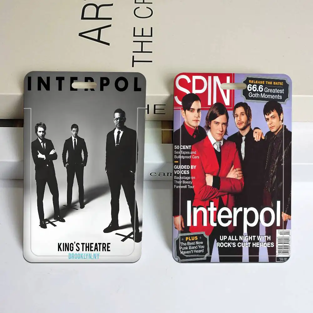 

Держатель для бейджа Interpol из ПВХ, чехол для удостоверения личности, для работы, медсестер, ключей и кошелька