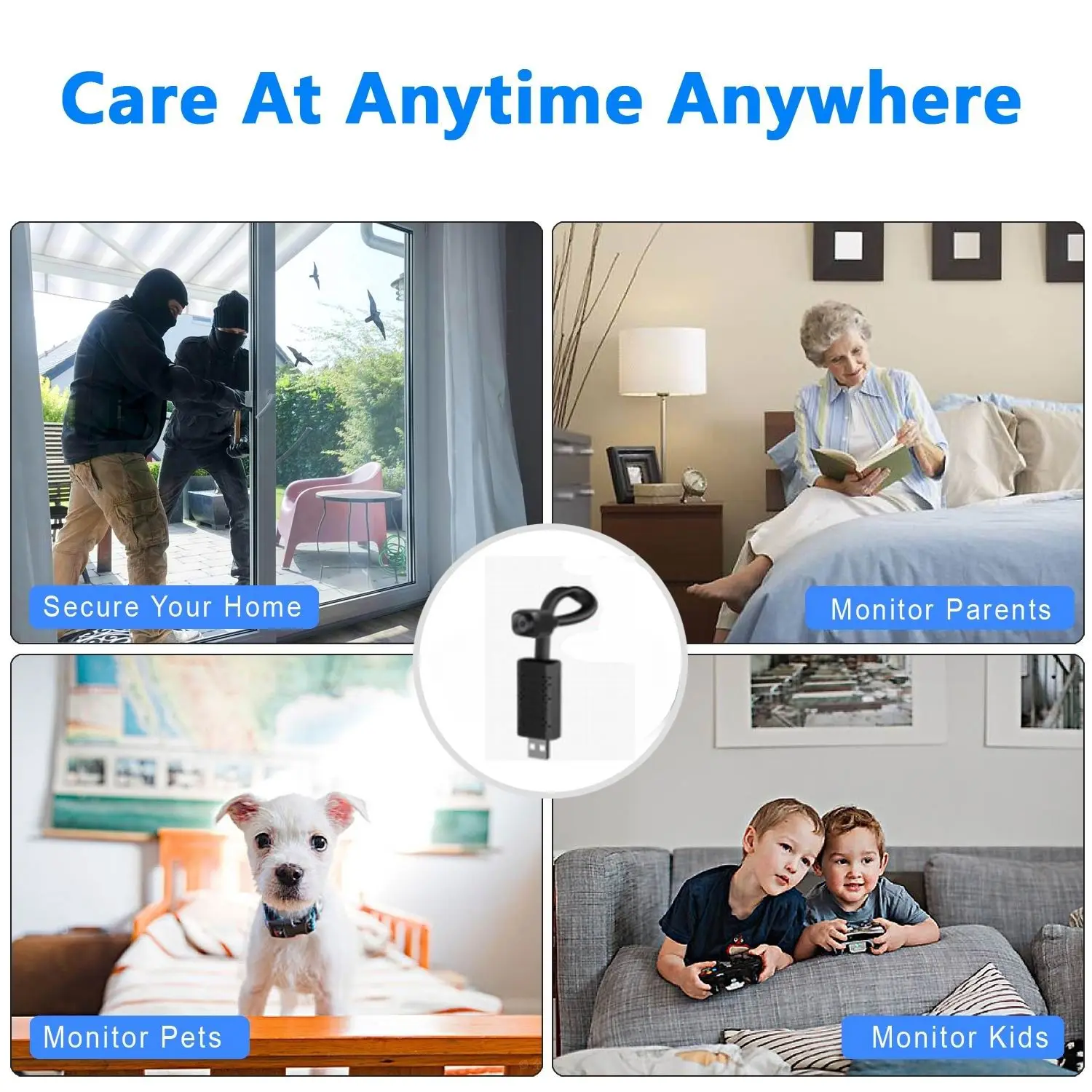 V380 Pro USB Camera Full HD 1080P WiFi Mini Camera IP USB Video Monitoring Security Protection Household Smart Home Appliance - Image 5