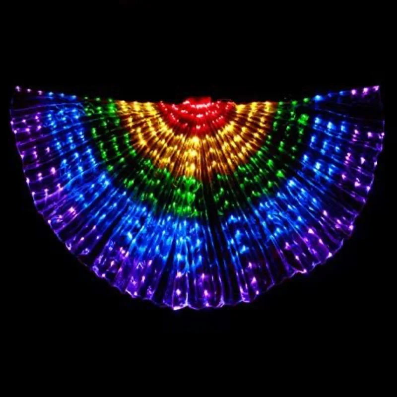أجنحة LED لمرحلة الأداء أزياء الرقص الشرقي لملابس الهالوين وCisas Par