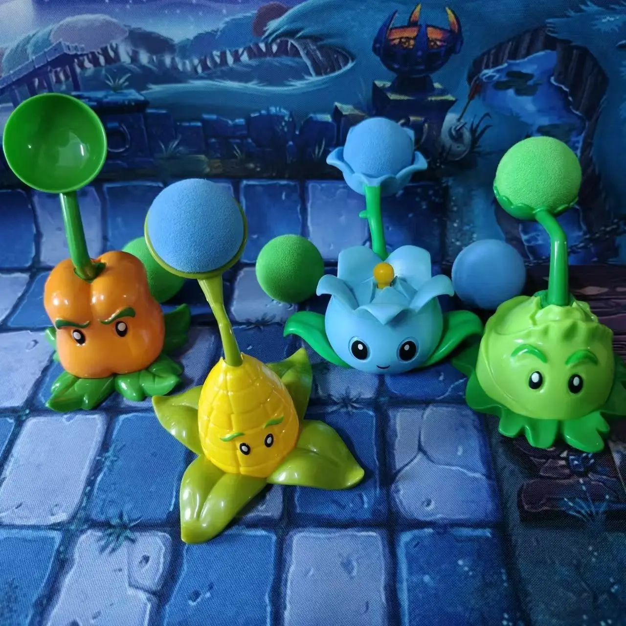 Nieuw type planten om zombie-watermeloenen te vechten - schietspel - rollenspelmodel - kinderspeelgoed - geschikt cadeau voor kinderen