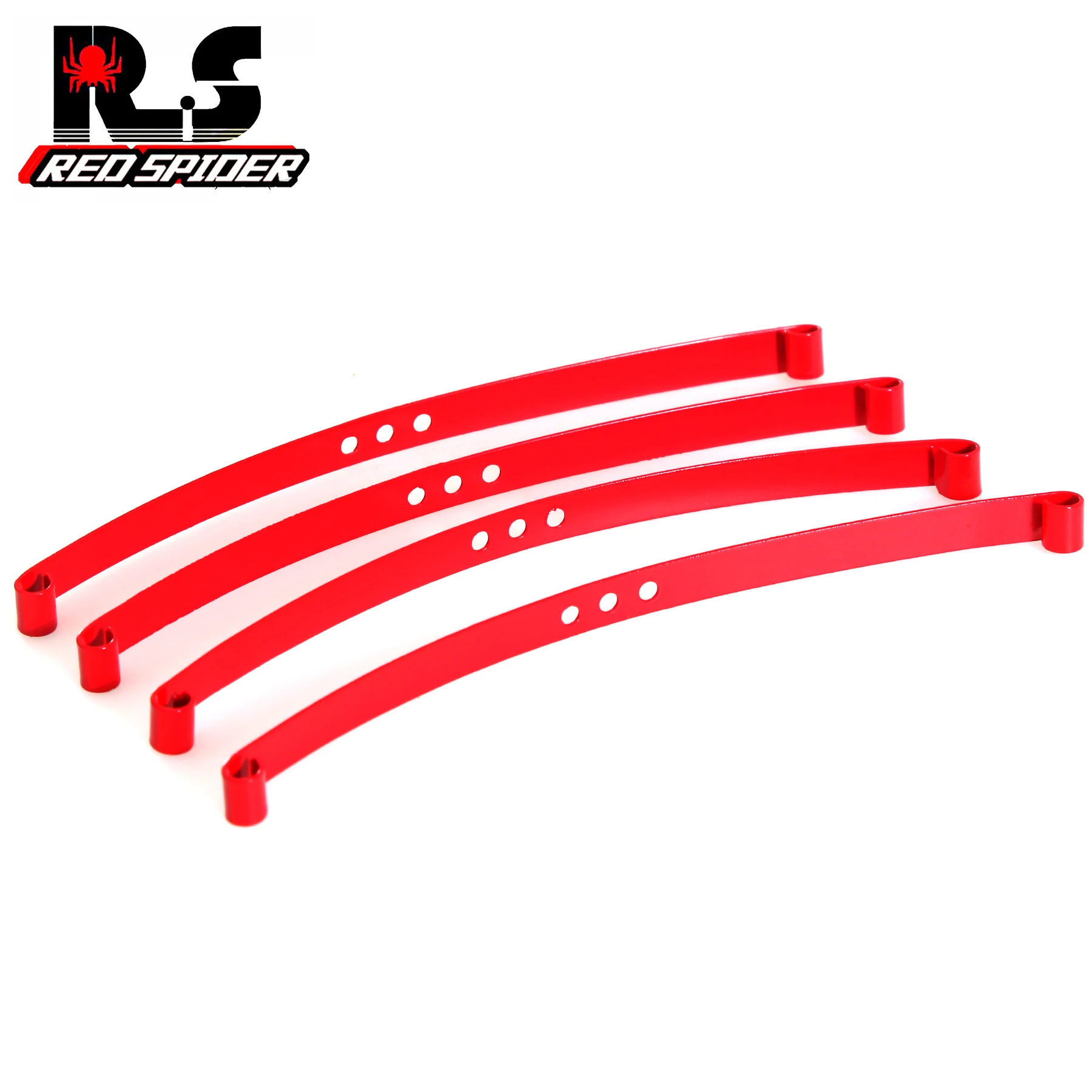 RED SPIDER Red Ultra Soft Spring Steel Plate (Z-S0570) Used for 1/10 RC4WD simulation model TF2 simulation off-road vehicle W182