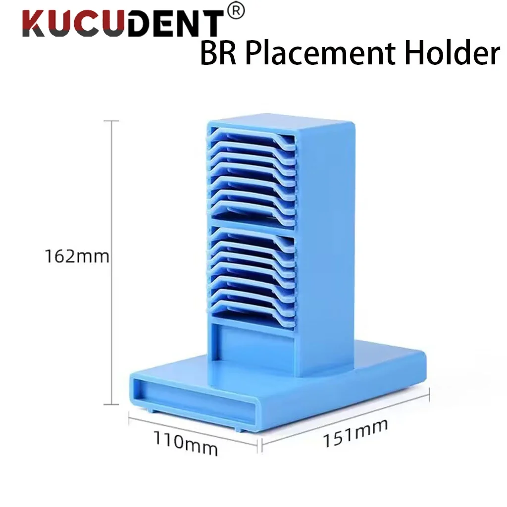 1Pc Dental Plastic Impression Metal Trays Plaster Mold Tray Placement Case Dentistry Trays Teeth Holder Stand Dentist Instrument