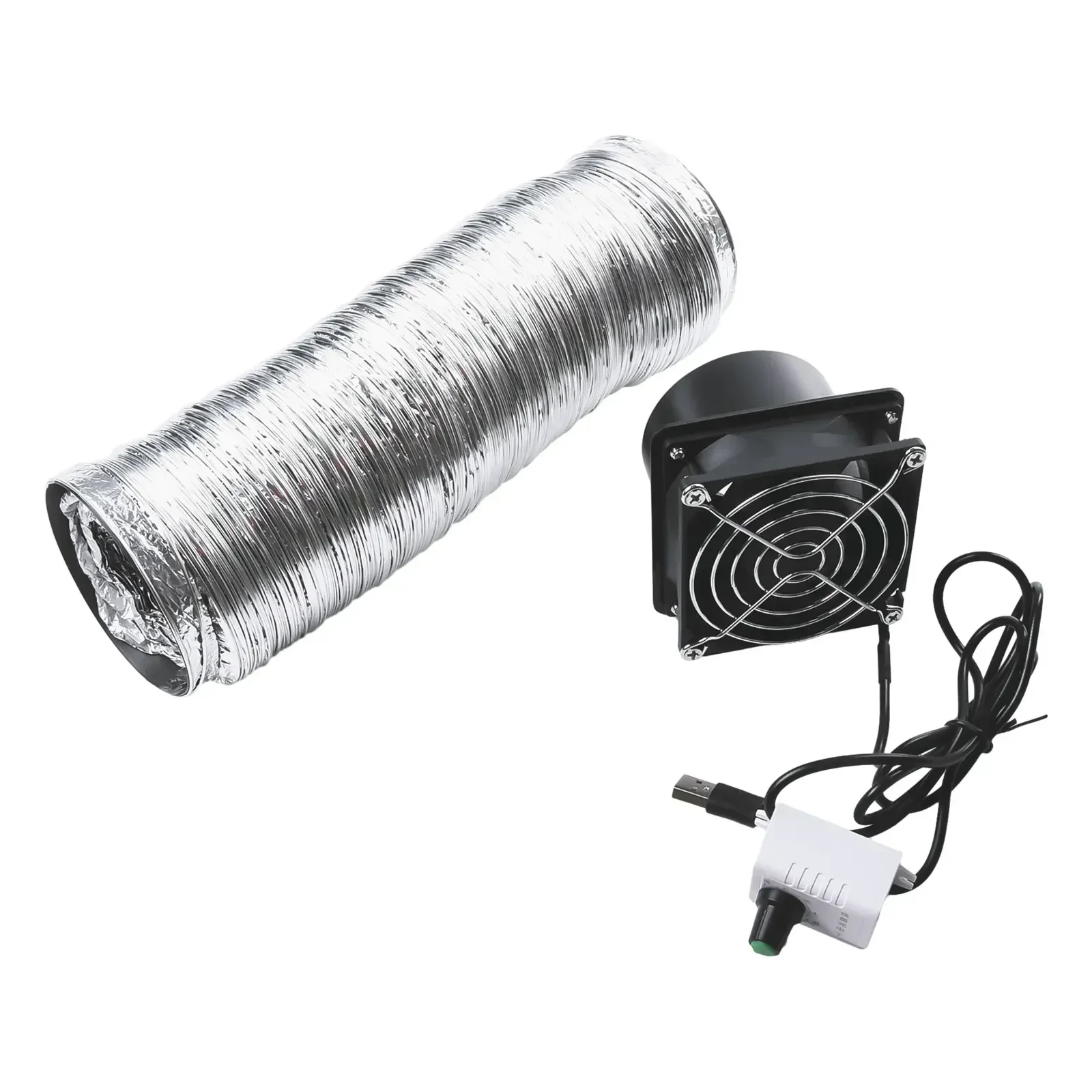 Imagem -03 - Velocidade de Solda Absorvedor Fumaça Extrator Ventilador Tubo Duto Exhuast Ventilador Usb Velocidade Ajustável Equipamentos Soldagem Plástico Acessórios