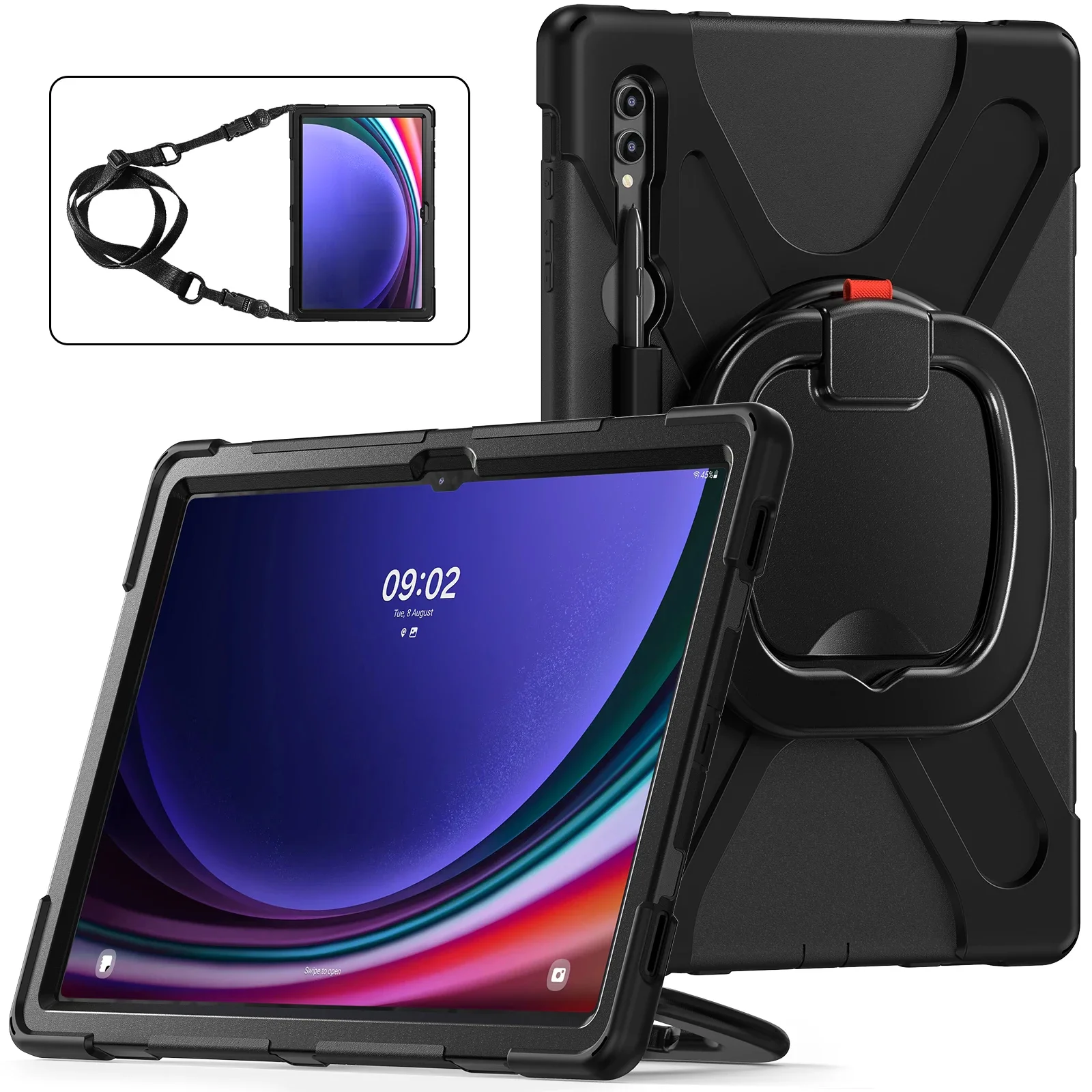 Heavy Duty Case For Galaxy Tab S10 S9 S8 Ultra 2024 2023 2022 14.6