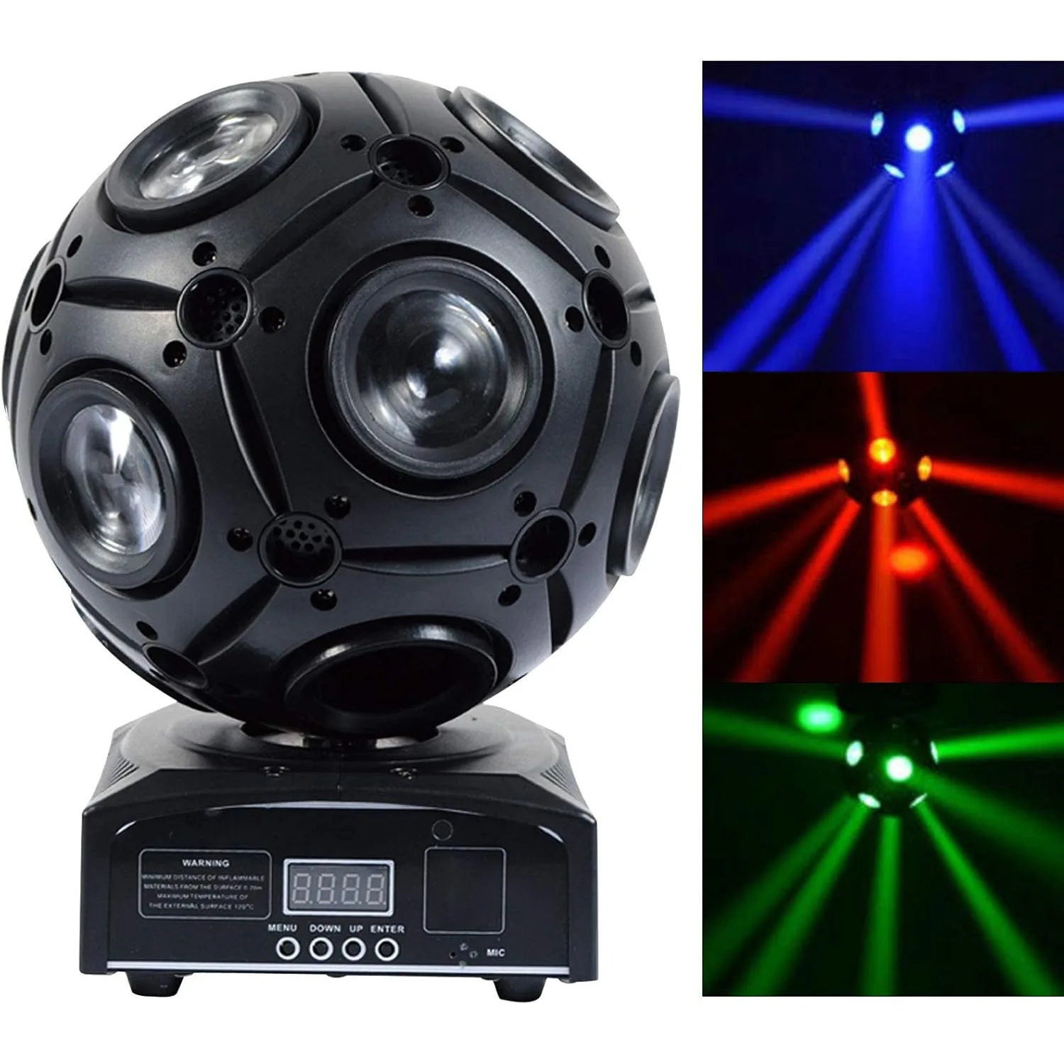 

Disco Ball Party Lights 9 x 12W RGBW 4in1 LED Disco Lights Strobe Dance Lights Ball Light Dj Stage Light Rotating Effects