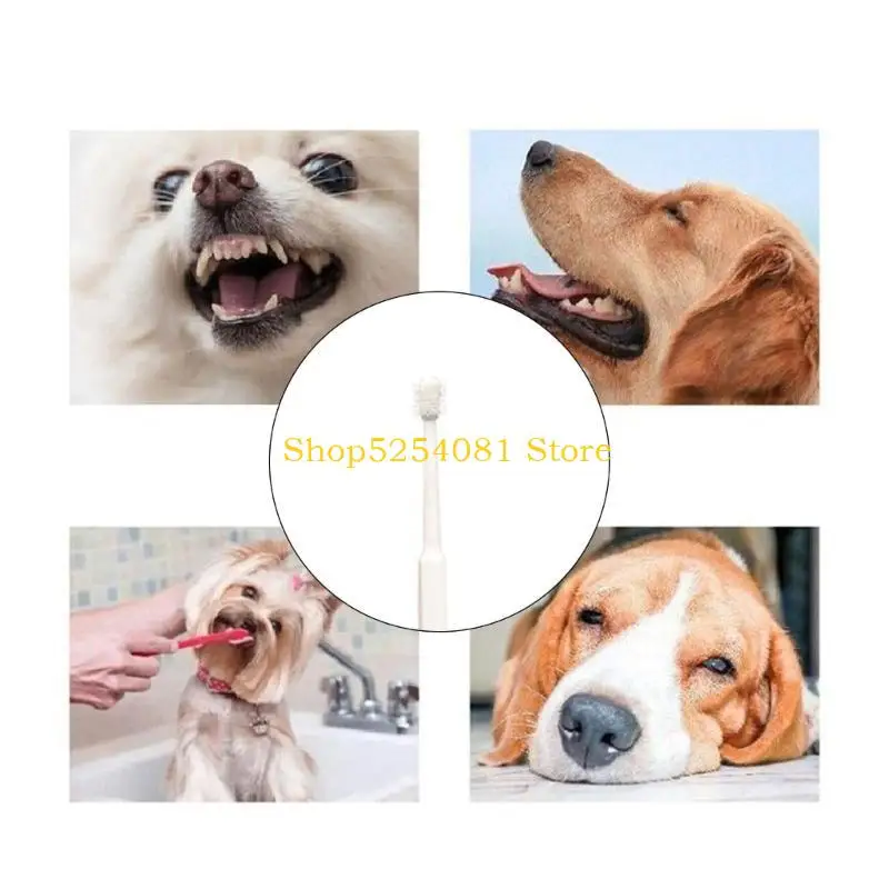 AXYC 360Degree Dog Toothbrush Pet Toothbrush Toothbrush Dog Round Toothbrush