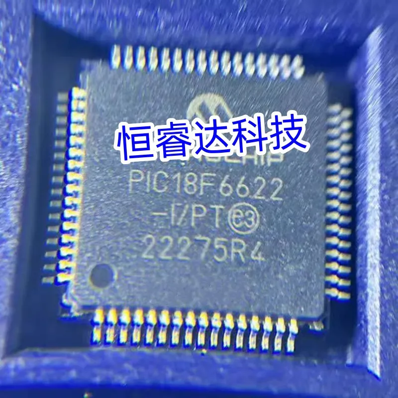 1-10PCS New original genuine PIC18F6622-I/PT QFP-64 PIC18F6622 QFP64 single chip microcomputer program cracking