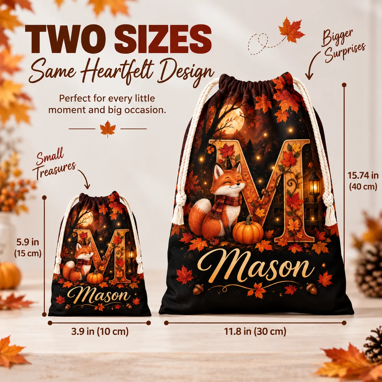 Custom Drawstring Gift Bag Personalized Polyester Pongee Bag with Cotton Rope Reusable Storage Sack for Travel Shopping Party