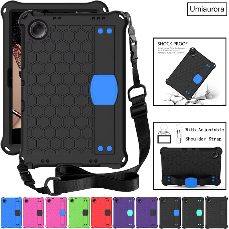 

For Samsung Tab A7 A8 A9+ A11 Plus SM-X230 X210 X130 X110 T290 S5E S6 Lite 10.4 inch Kids Shockproof EVA Stand Tablet Case Funda
