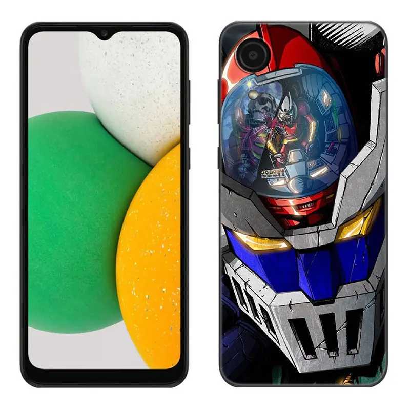 Anime Mazinger Z Phone Case For Samsung Galaxy A01 A03 Core A04 E A02 A05 A10 A20 A21 A30 A50 S A6 A8 Plus A7 2018 Black Cover