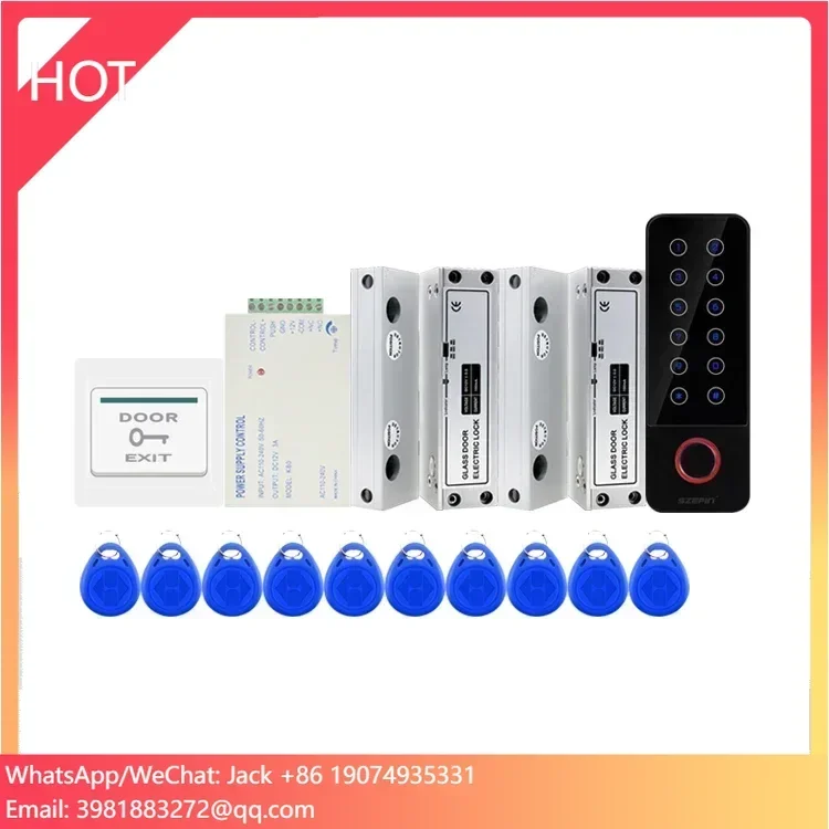 Access control password machine independent controller RFID touch keyboard digital panel card reader system kit