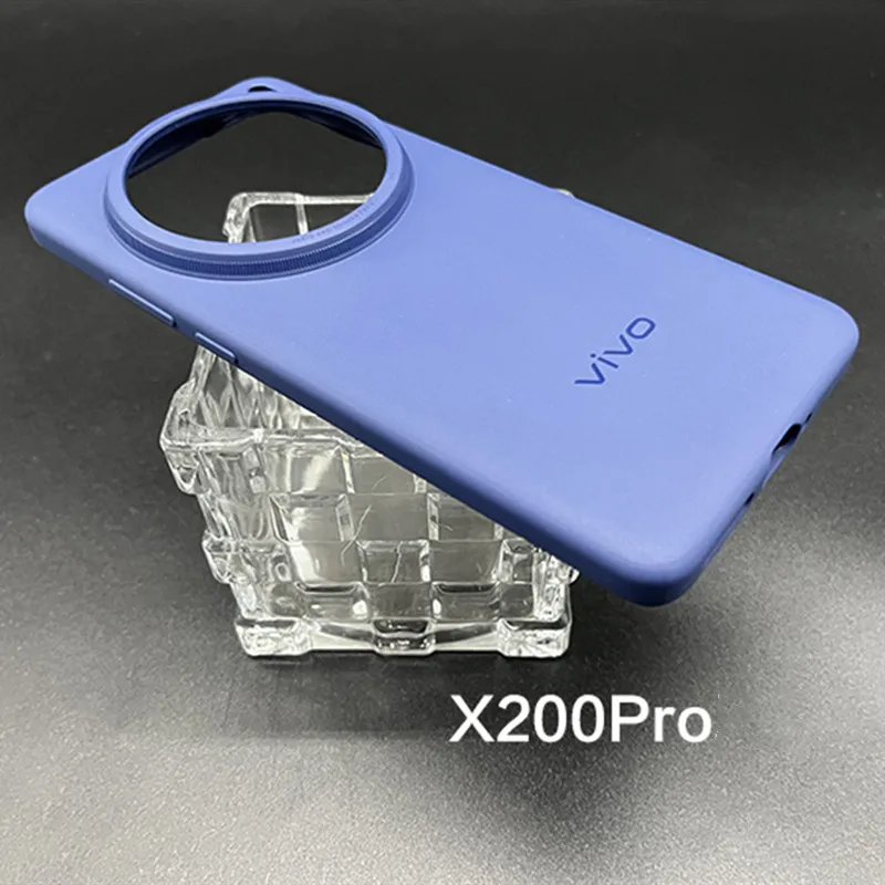 Original Soft Case For Vivo X200/X200 Pro/X200 Pro Mini UltraThin Slim Shockproof Matte Luxury Rubber Skin Clear Back Cover