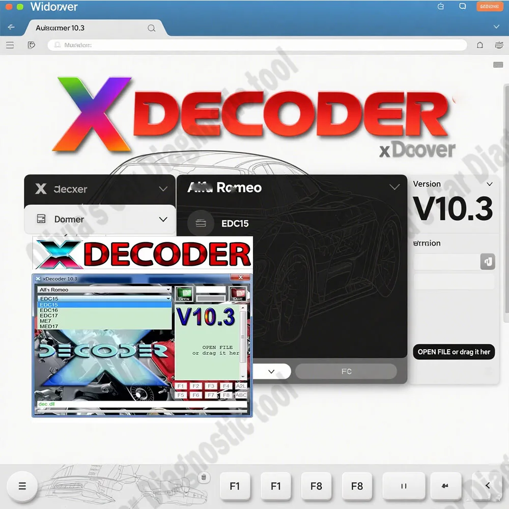 

Xdecoder 10.3 obd2 scanner with Keygen DTC Remover Crack DTC OFF Delete Software Full Verison for Hy/undai/VAG EDC15 EDC16 EDC17