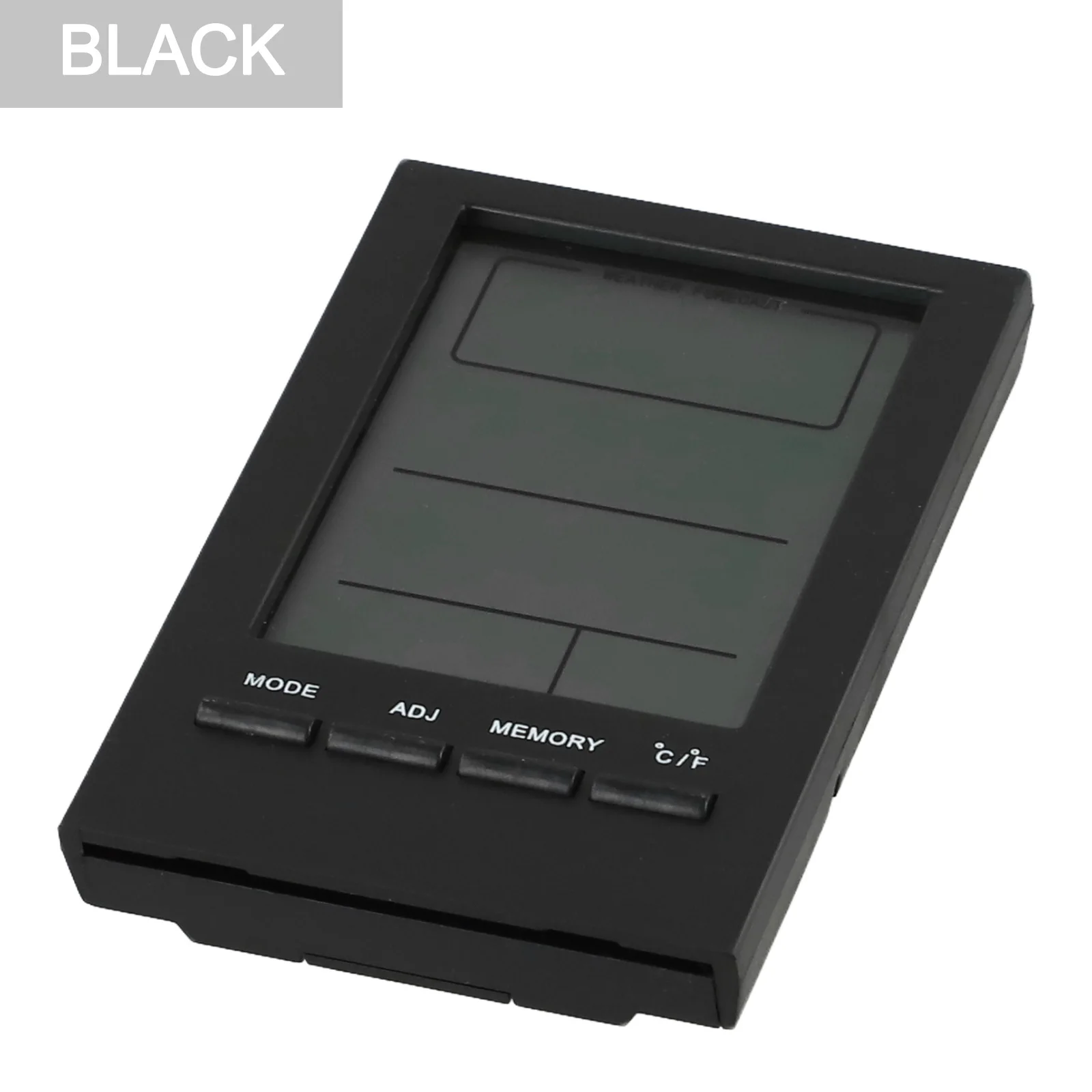 Practical Thermometer Clock Date Humidity Meter Indoor Room Multifunction Temperature For Measures Temperature