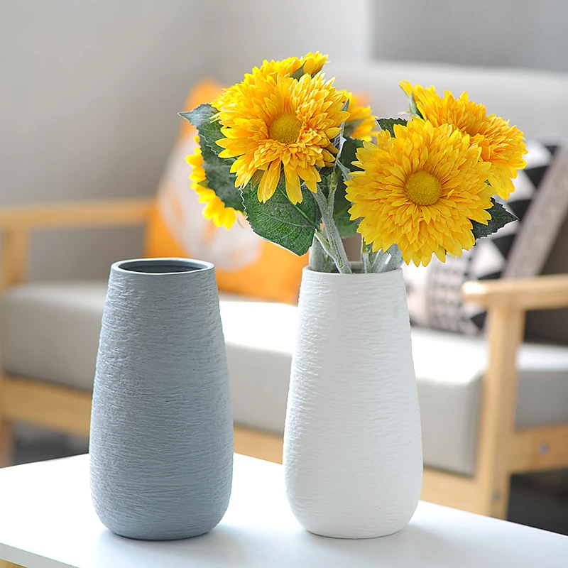 Netizens, water-based ceramics, high-end vase decorations, living room, dry flower arrangement, dining table decoration