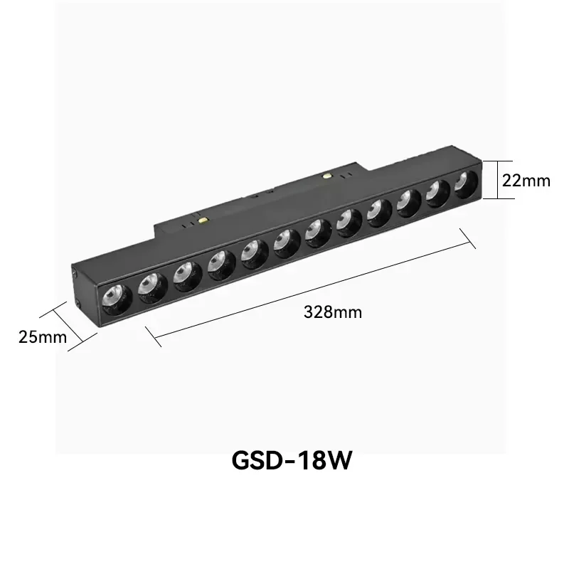 New Zigong 48v Track Light Flood Light 10W 20W 30w Linear Track System Accessories Light Emitting Diode Magnetic with