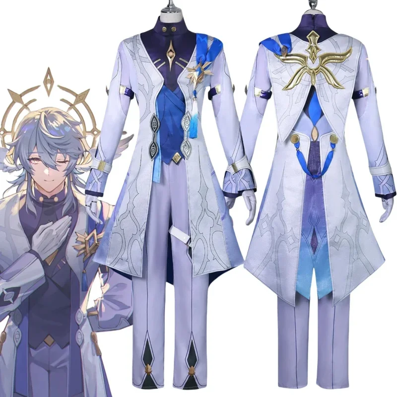 

2026 New 2024 Game Honkai: Star Rail Sunday Cosplay Costume Adult Uniform Halloween Party Clothes Accessories Outfit ★☆❤★☆