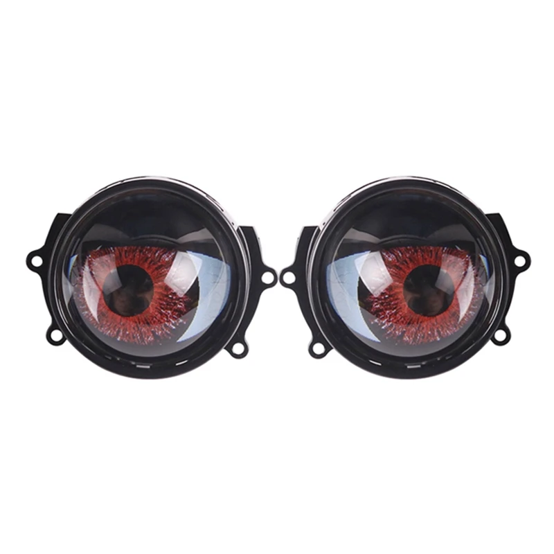 

2Pieces 3 Inch Devil Eyes Lens Lights For 12V Car WIFI Control Eyes Retrofit Kits Headlight Assembly Auto Accessories