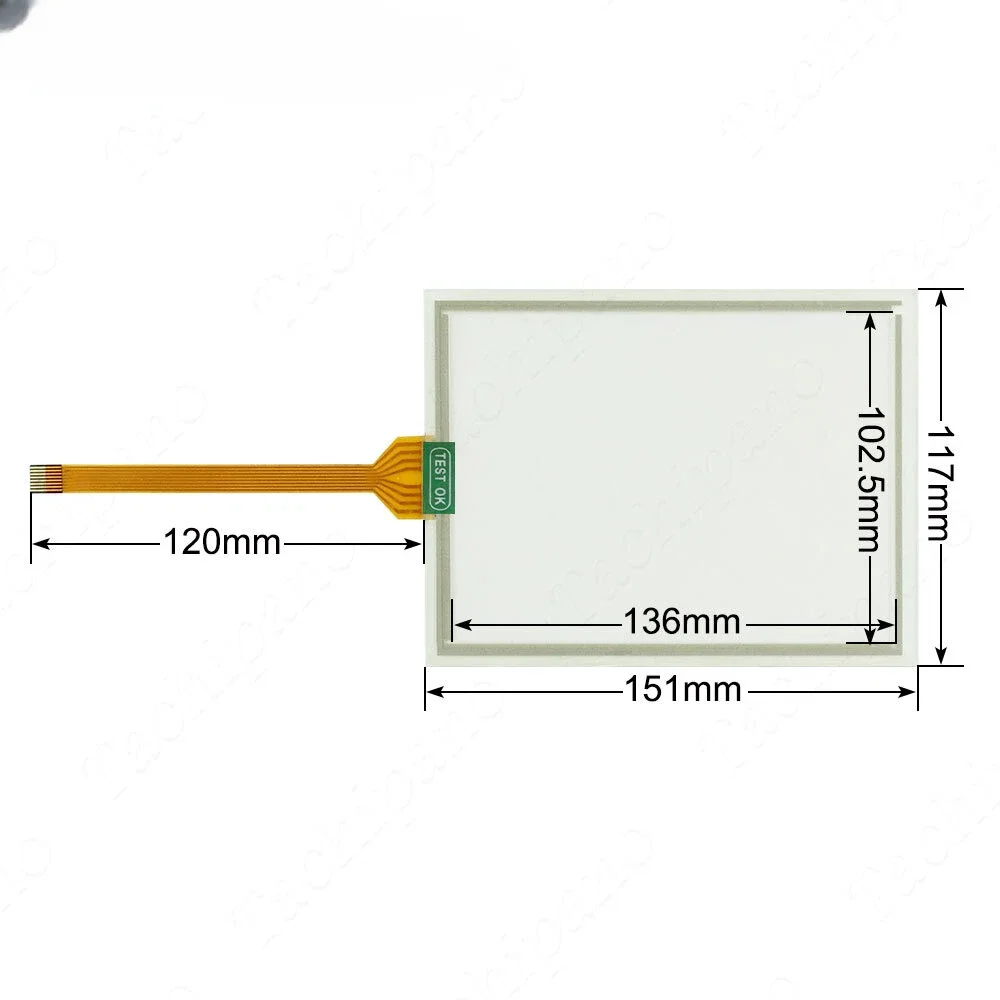 Touch Screen for FANUC A05B-2255-C102#EMH Teach Pendant New Panel Glass