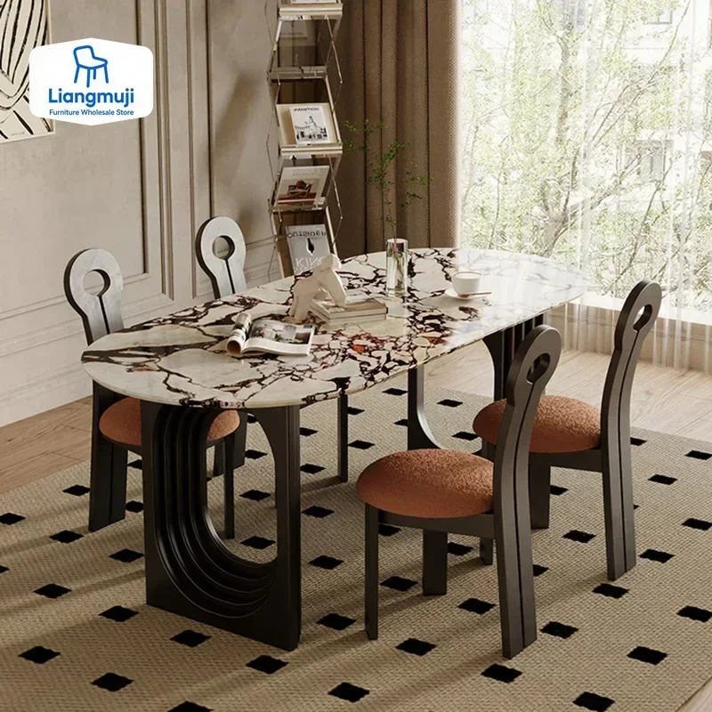 

Роскошный скандинавский обеденный стол Glasse, итальянский стиль, экономия места, обеденный стол, современный минималистичный кухонная мебель Mesas De Jantar