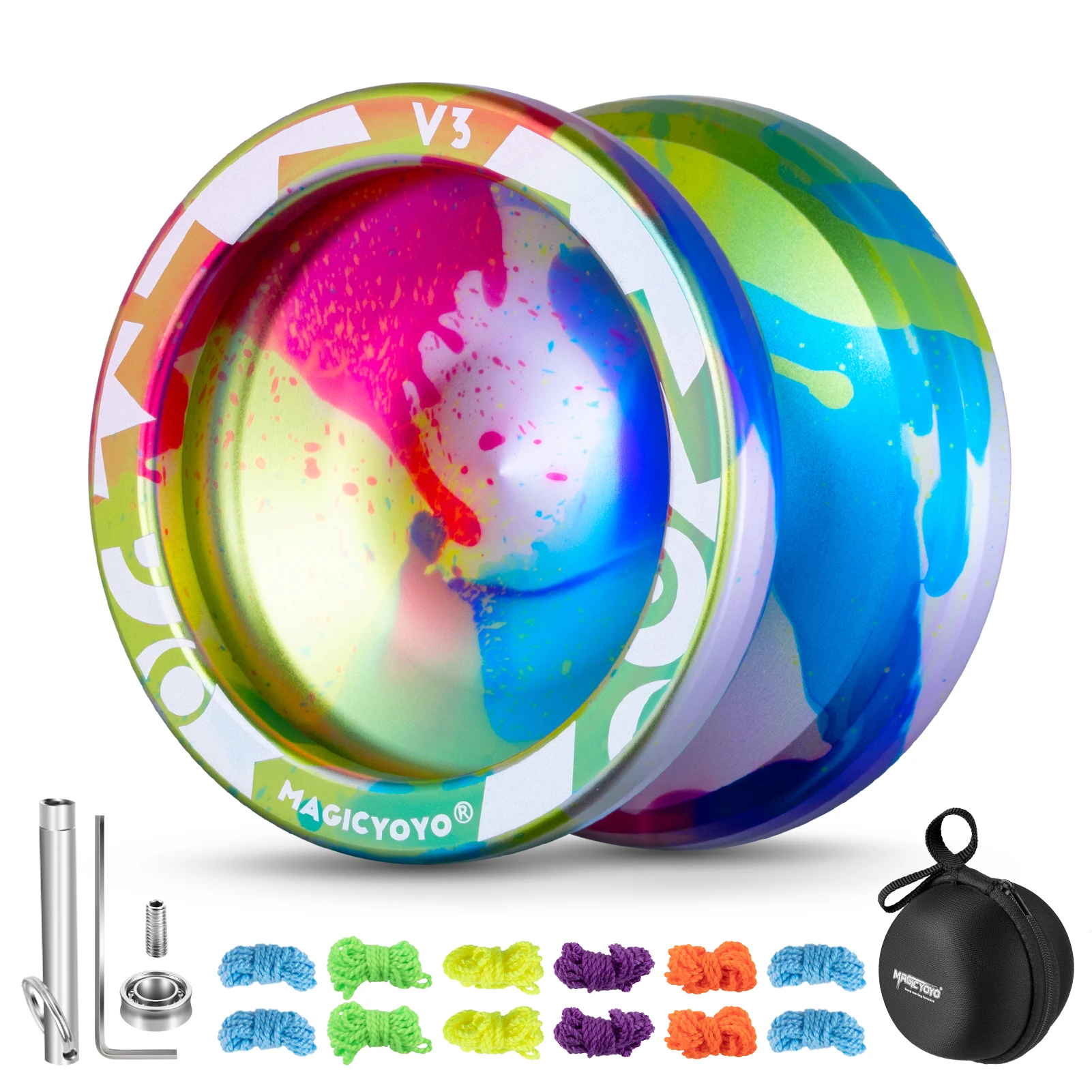 MAGICYOYO V3 Dual Purpose Professional Yoyo for Kids Beginners, Advanced Players