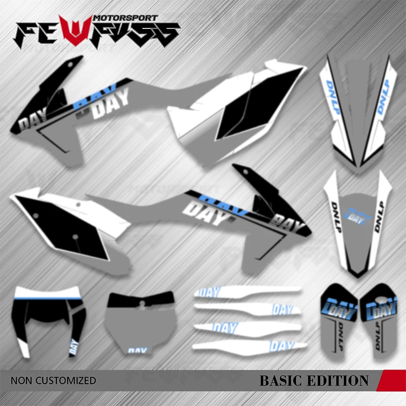 

Fewfuss для KTM SX SXF XC 2016 2017 2018 125-250 300 350-450 500 EXC EXC-F XCW 2017-2019 наклейки для мотокросса комплект графических наклеек