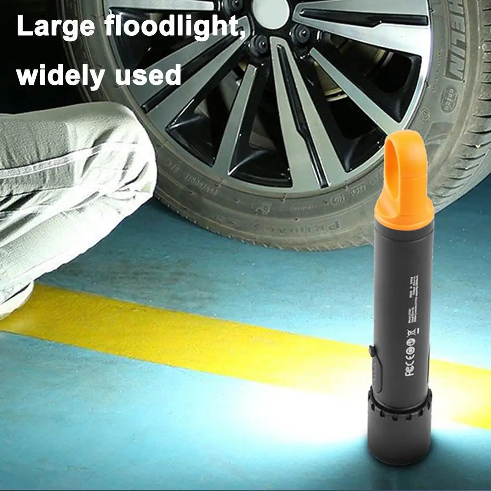 Strong Light Long-range Telescopic Zoom Flashlight Hook Multi Multifunctional With Side Flashlight Source Light Light And M2X3