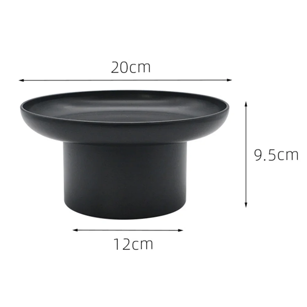 Round Storage Tray Tea Food Dishes Drink Platter Decorative Tray For Storing Jewelry Cosmetics Dried Fruits Snacks Keys