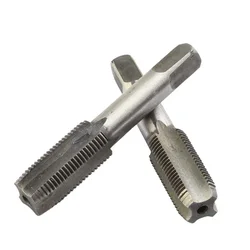 2PCS HSS 14mm*1.25 Metric Taper And Plug Right Hand Tap Drill Hand Tools Screw Thread Metric Plug Taps M14*1.25mm Pitch