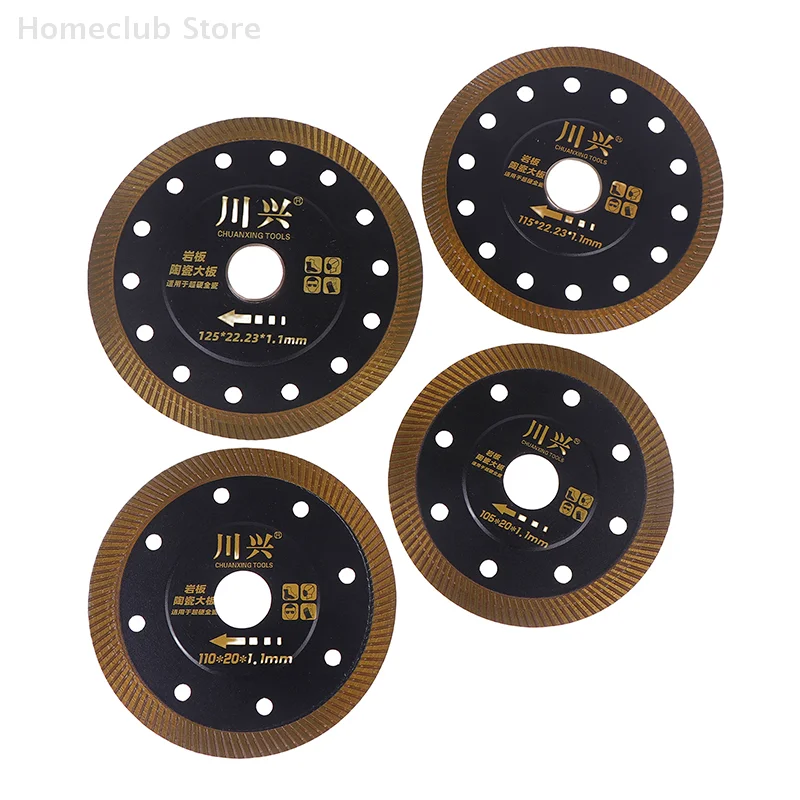 1 قطعة 105/110/115/125 مللي متر أسطوانة تقطيع الماس رقيقة الماس شفرة المنشار بلاط حجر الرخام زاوية طاحونة منشار دائري بلاط القاطع