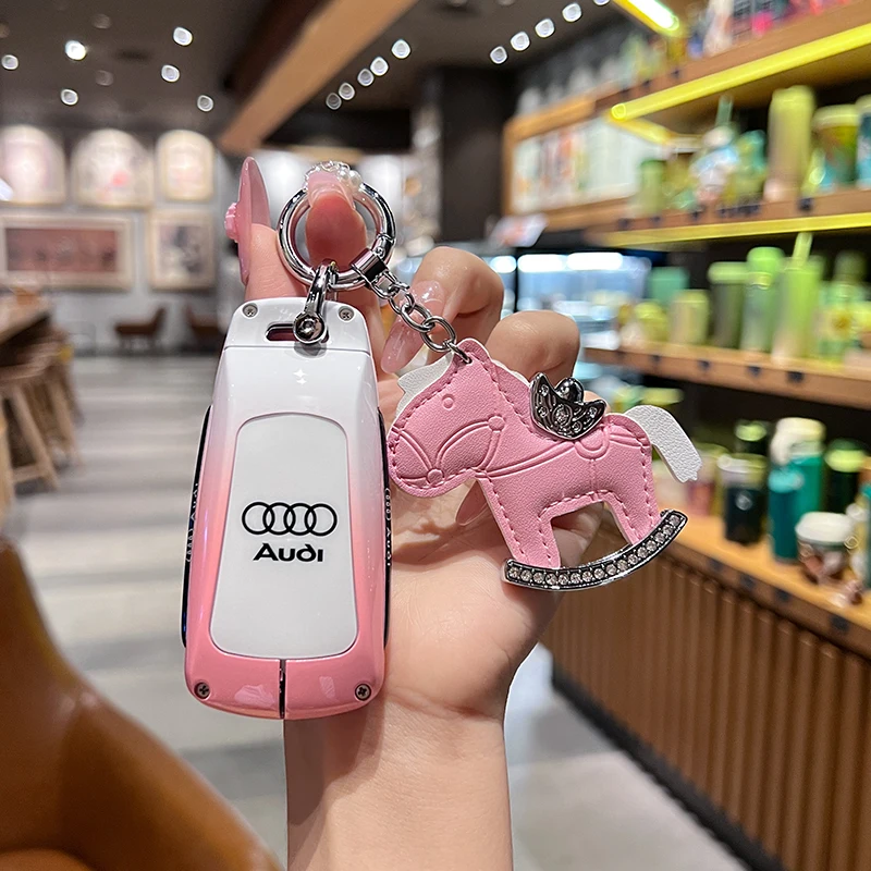 الجلود بولي TPU حافظة مفاتيح السيارة لأودي A4 B9 A5 A6 8S 8W Q5 Q7 4M S4 S5 S7 TT TTS TFSI RS حامي قذيفة فوب اكسسوارات #3