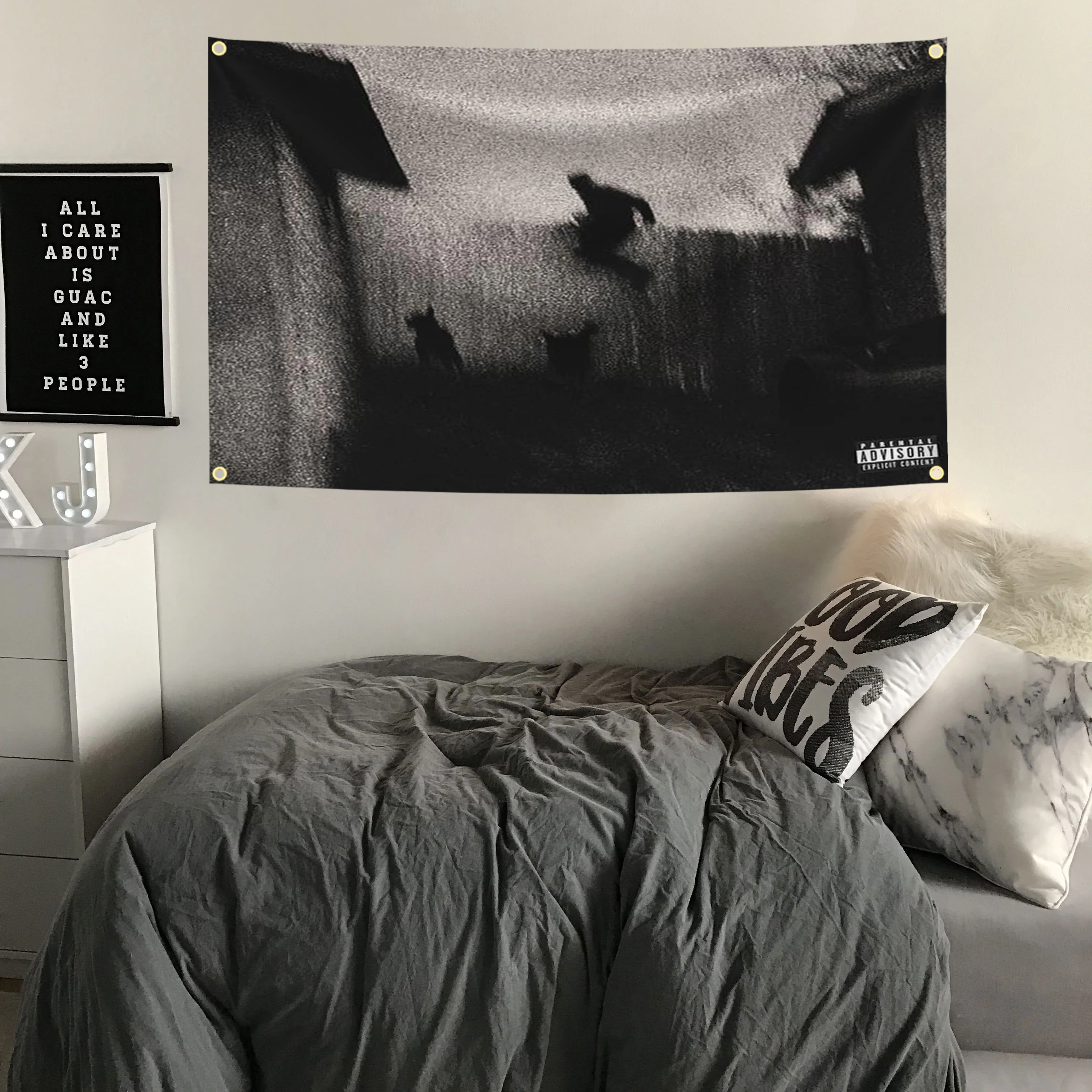 90X150CM JACKBOYS 2 Album Rap Music Flag Poster Banner For Bar Beer House College Dorm Room Art Music Tapestry Banner Gift