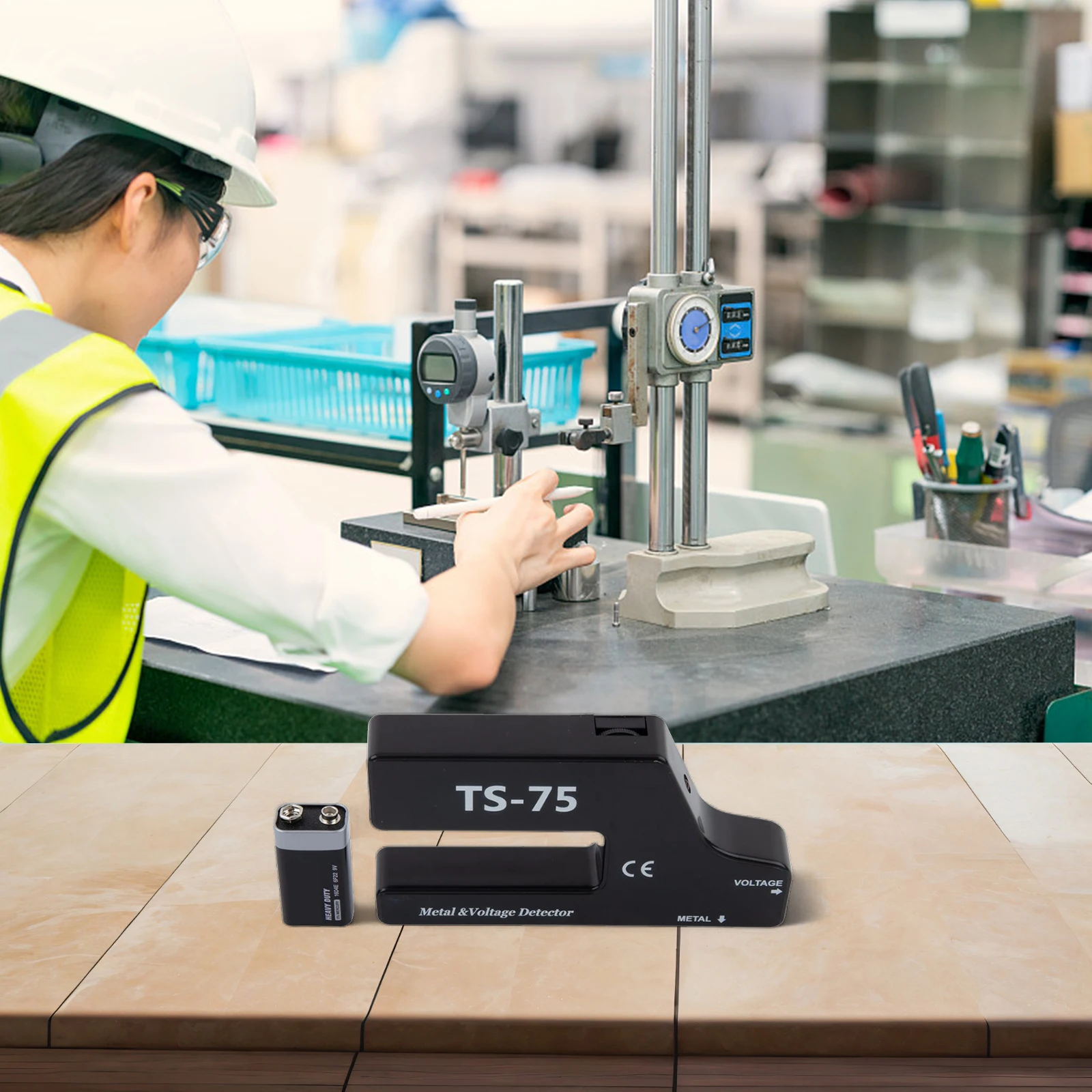 

Металлоискатель 150x78x24 мм: обнаруживает металлы и провода, питание от батареи 9В, корпус из АБС-пластика, компактный размер 150x78x24 мм